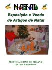Exposi��o e venda de artigos de Natal